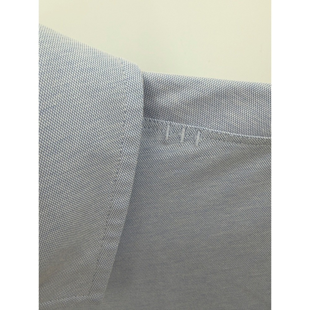 Lululemon Evolution Polo Shirt Mens Medium Blue Short Sleeve - Picture 2 of 7